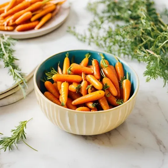 Mini carottes glacées