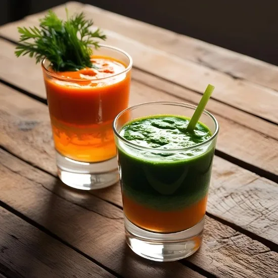 Shot détox carotte & spiruline